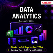 IBM-Powered Data Analytics with GenAI | Live Online Program | Starting  26-September-2026