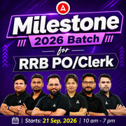 Milestone 2026 Batch for RRB PO/Clerk | Online Live Classes by Adda 247