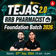 TEJAS RRB Pharmacist Foundation Batch 2026 | Online Live Classes by Adda 247