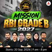 MISSION RBI GRADE B/ GRADE A BATCH 2027 | Online Live Classes by Adda 247