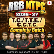 RRB NTPC - T.C./T.T.E./C.C.T.C. 2026 - 27 Complete Batch | Hinglish | Online Live Classes By Adda247
