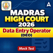 Madras High Court DEO 2026 Mock Test
