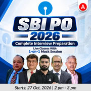 SBI PO 2026 | Complete Interview Preparation | Live Classes With 1-on-1 Mock Session By Adda 247