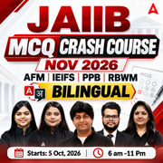 JAIIB MCQ Crash Course | NOV 2026 | AFM + IEIFS + PPB + RBWM - Bilingual | Online Live Classes by Adda 247