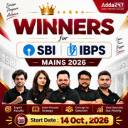 Winners for SBI & IBPS Mains 2026 | Live + Recorded
