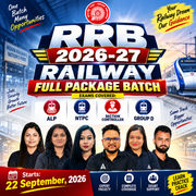 RRB 2026-27 | Full Package Batch | NTPC, ALP, Group D, Technician, Section Controller | Live + Recorded Batch | Online Live Classes by Adda 247