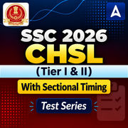 SSC CHSL (Tier 1 + Tier 2) 2026 Mock Test