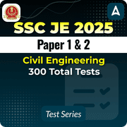 SSC JE Civil Engineering 2025 Test Series