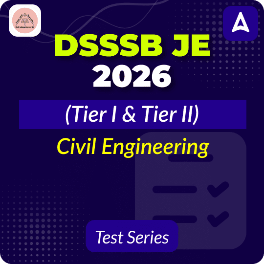 DSSSB JE Civil 2026 Mock Test
