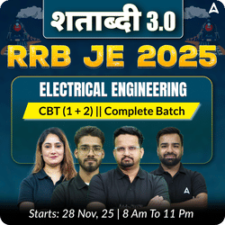 शताब्दी 3.0 - RRB JE 2025 Electrical Engineering (CBT-1&2) Complete Online Batch By Adda247 | Online Live Classes by Adda 247