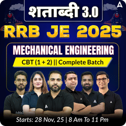शताब्दी 3.0 - RRB JE 2025 Mechanical Engineering (CBT-1&2) Complete Batch By Adda247 | Online Live Classes by Adda 247