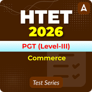 HTET PGT Commerce (Level-III) 2026 Mock Test