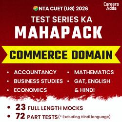 CUET UG 2026 ACE Commerce Mock Test Series (Accountancy, Business Studies, Economics, Math, GAT, English and Hindi) | Online Test Series