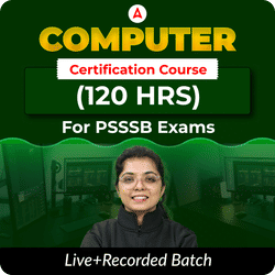 Computer Certification Course (120 hrs ) for PSSSB Exams Live + Recorded Batch | Bilingual | Online Live Classes by Adda 247