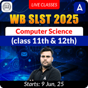 WB SLST 2025 Computer Science (Class 11th & 12th) | Complete Batch | Online Live Classes by Adda247
