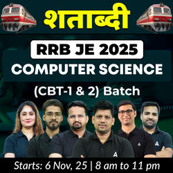 शताब्दी - RRB JE 2025 (Computer Science) | Bilingual | Online Live Classes by Adda 247