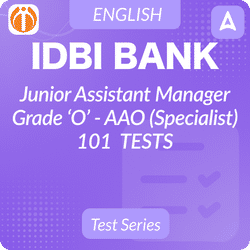 IDBI Bank Junior Assistant Manager Grade ‘O’ - AAO (Specialist)