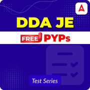 DDA JE PYP Mock Test (Free)
