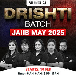 DRISHTI BATCH | PPB + IE & IFS + AFM + RBWM | JAIIB MAY 2025 EXAM | Bilingual | Online Live Classes by Adda 247