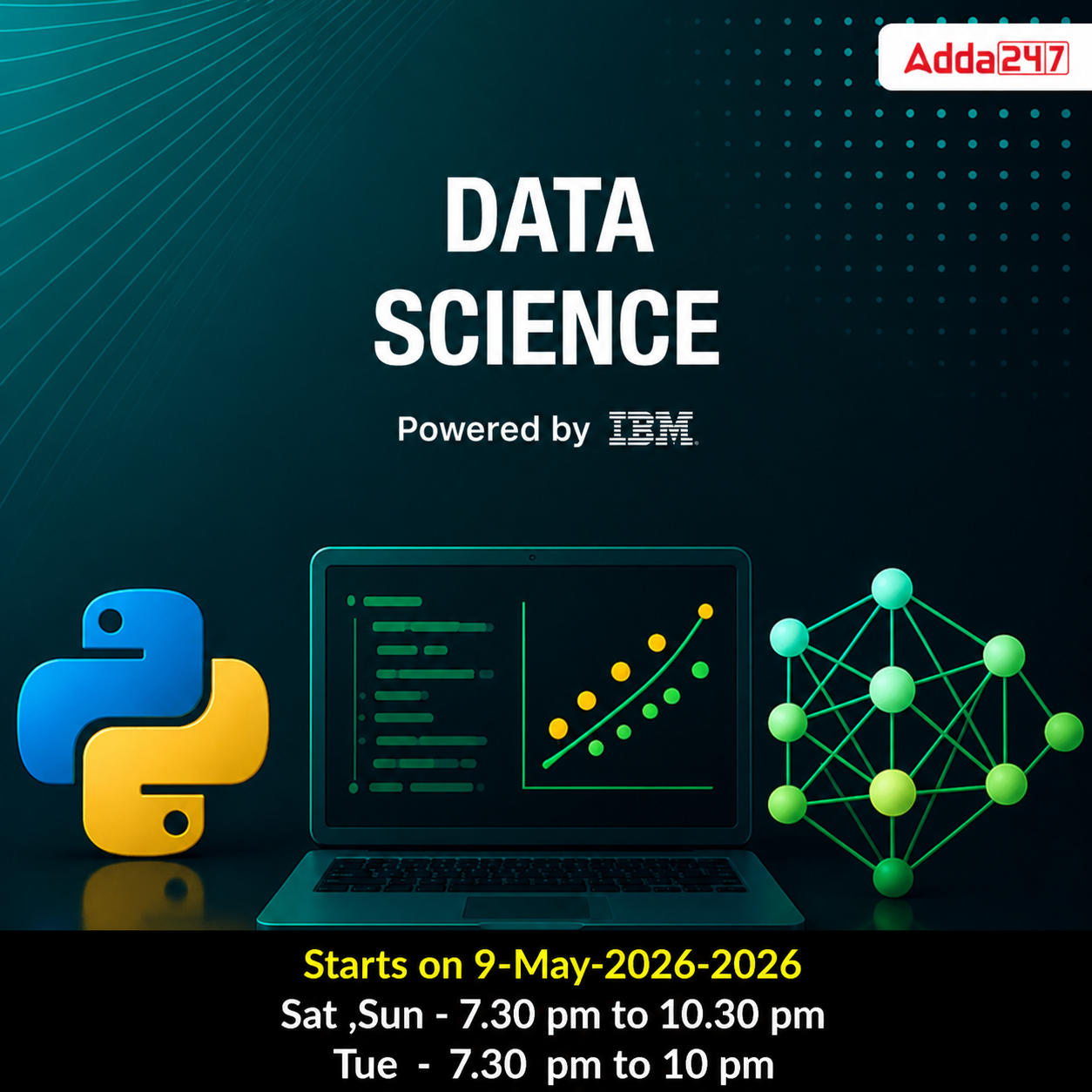 Data Science and Machine Learning with GenAI Certification Powered By IBM | Online Live Classes