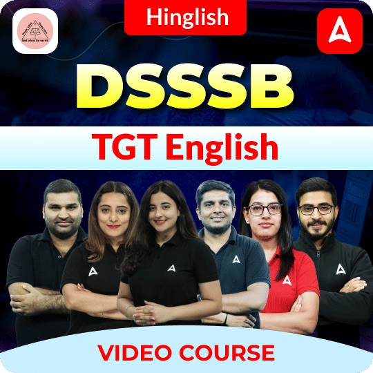 DSSSB TGT English | Video Course by Adda247