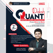 Daksh Quant 2nd Edition | From Zero to Hero Book for Bank & Insurance Exams | 5000+ Questions (English Printed Edition) By Adda247