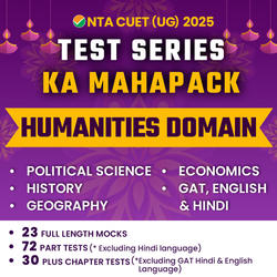CUET UG 2026 ACE Humanities Mock Test Series (History, Political Science, Economics, Geography, GAT, English and Hindi) | Mock Test Series by Adda 247