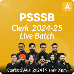 PSSSB Clerk 2024-25 Batch | Online Live Classes by Adda 247