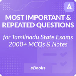 Most Important and Repeated Questions for Tamil Nadu State exams 2000+ MCQs By Adda247