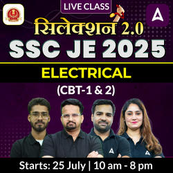 Selection 2.0 - SSC JE 2025 (Electrical Engineering) Super 50 Batch | Bilingual | Online Live Classes by Adda 247