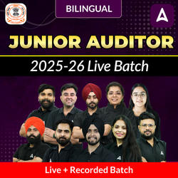 JUNIOR AUDITOR 2025-26 Live + Recorded Batch | Bilingual | Online Live Classes by Adda 247
