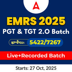 EMRS PGT & TGT 2025 2.O Batch | Online Live + Recorded Classes By Adda247
