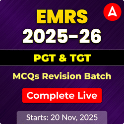 EMRS MCQs Revision Batch 2025 | PGT & TGT | Online Live Classes By Adda247