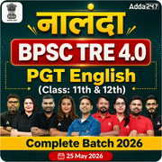 नालंदा | BPSC TRE 4.0 English PGT (Class: 11th & 12th) Complete Batch 2026 | Online Live Classes by Adda 247