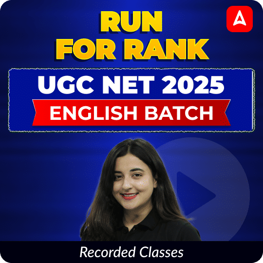 RUN FOR RANK I UGC NET 2025 ENGLISH BATCH | RECORDED CLASSES BY ADDA 247