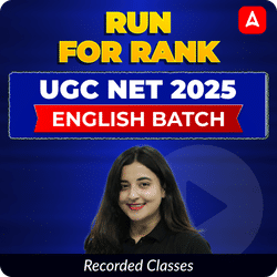 RUN FOR RANK I UGC NET 2025 ENGLISH BATCH | RECORDED CLASSES BY ADDA 247