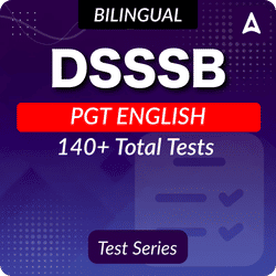 DSSSB PGT English Mock Test 2025