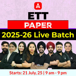 ETT Paper 2025-26 Live Batch | Bilingual | Online Live Class By Adda247