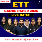 ETT Cadre Paper 2026 Live Batch | Bilingual | Online Live Classes by Adda 247