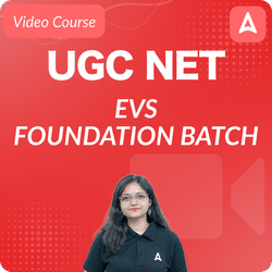 UGC NET EVS FOUNDATION BATCH  | VIDEO COURSE By Adda247