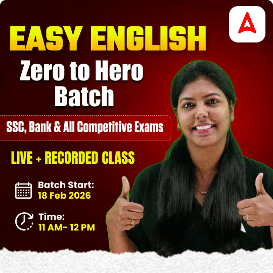 Easy English - Zero to Hero for SSC, Bank & All Competitive Exams | Online Live Classes by Adda 247