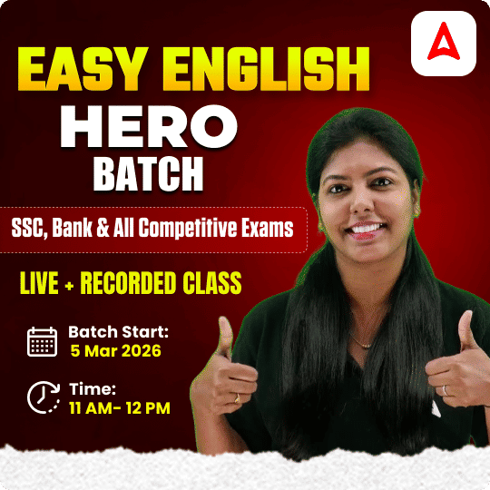 Easy English - Hero Batch for SSC, Bank & All Competitive Exams in Taiml | Online Live Classes by Adda 247