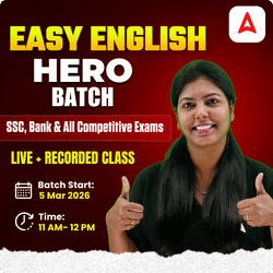 Easy English - Hero Batch for SSC, Bank & All Competitive Exams in Taiml | Online Live Classes by Adda 247