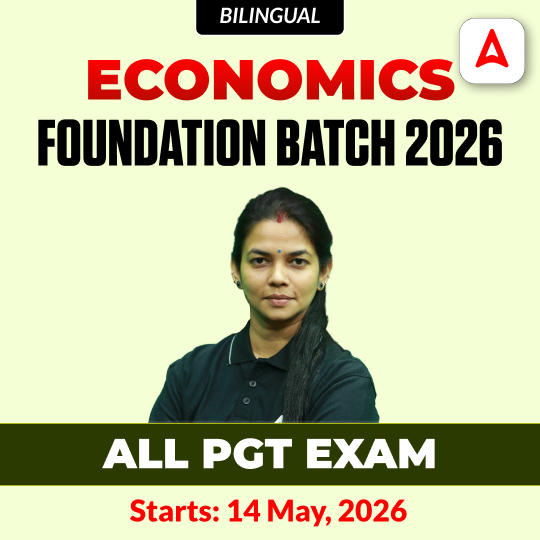Economics Foundation Batch 2026 | All PGT Exam | Online Live Classes by Adda247