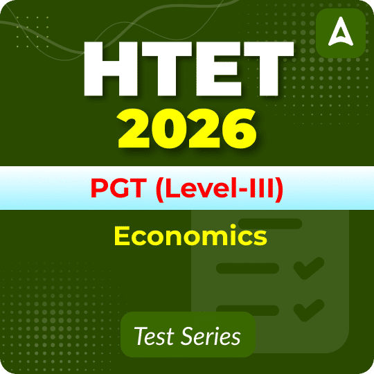 HTET PGT Economics (Level-III) 2026 Mock Test