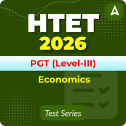 HTET PGT Economics (Level-III) 2026 Mock Test