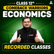 Class 12th Comeback Warriors Economics by Adda247