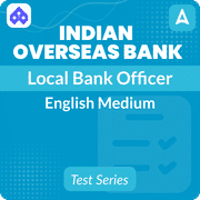 Indian Overseas Bank LBO 2025 Mock Test Series