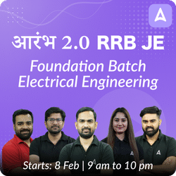 Aarambh 2.O Batch for RRB JE Electrical | Online Live Classes by Adda 247