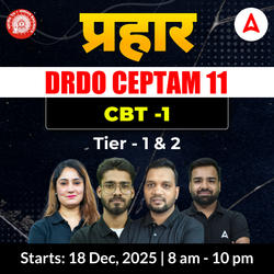 प्रहार - DRDO CEPTAM 11 (Tier - 1 & 2) Non-Tech Complete Live Batch 2025 | Hinglish | Online Live Classes by Adda 247